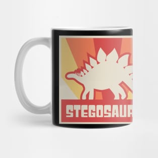 Vintage Dinosaur Stegosaurus Graphic Mug